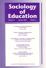 Full 
text of "Sociodemographic Diversity, Correlated Achievement, and De Facto Tracking"